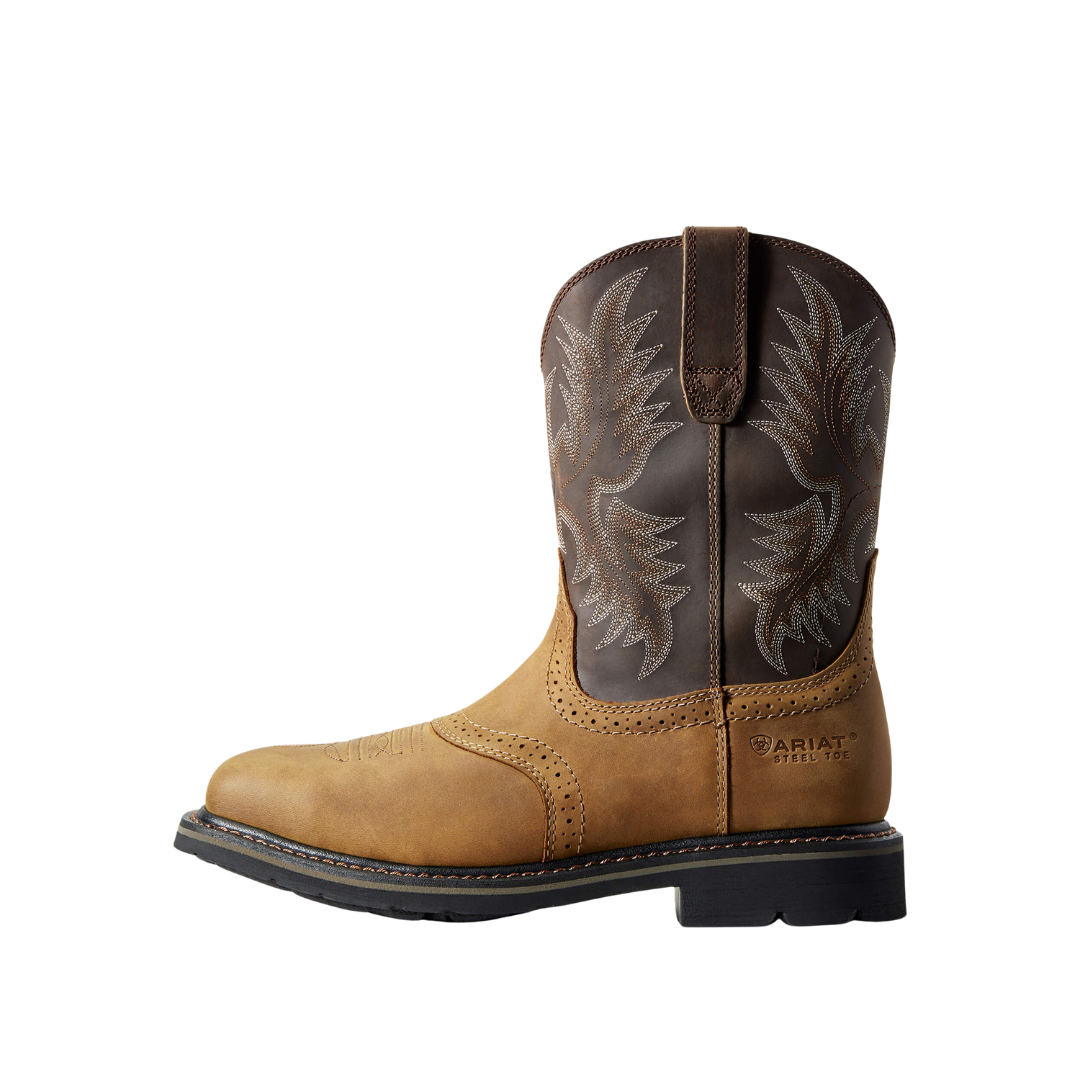Ariat Men's Sierra Wide Steel Toe Work Aged Bark Boots
