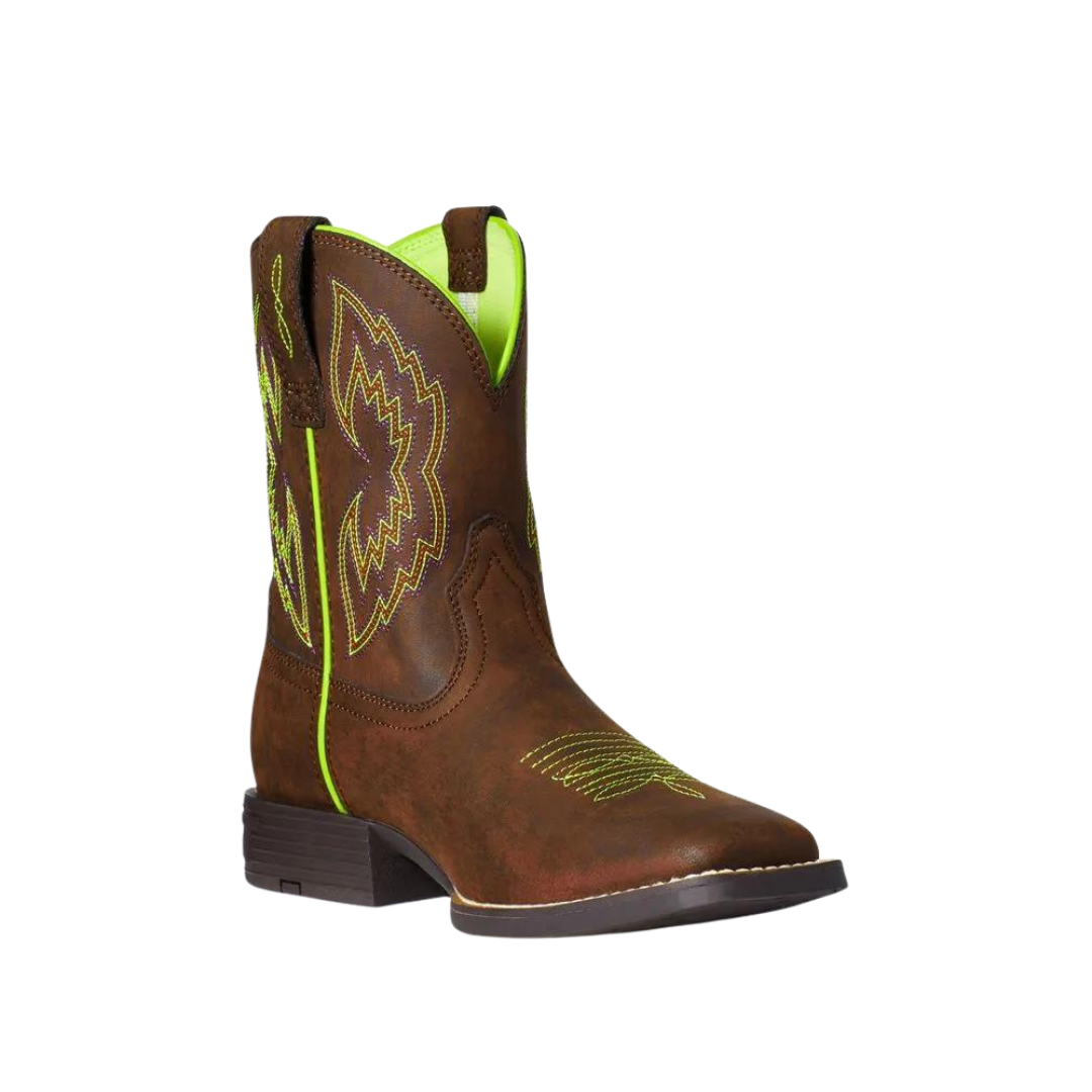 Ariat Youth Boy's Dash Western Brown Boots