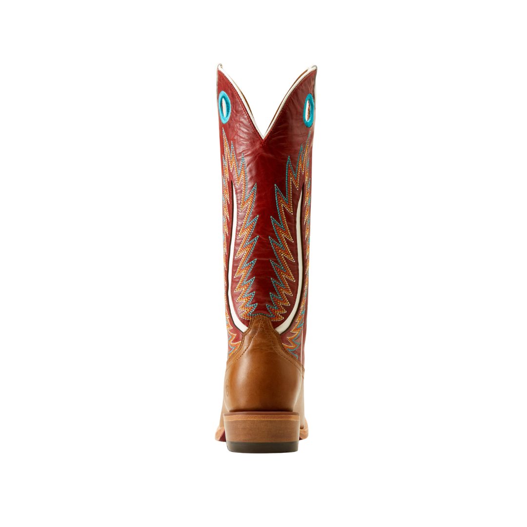 Ariat Women's Futuriry Fort Worth Roughout Red Boot