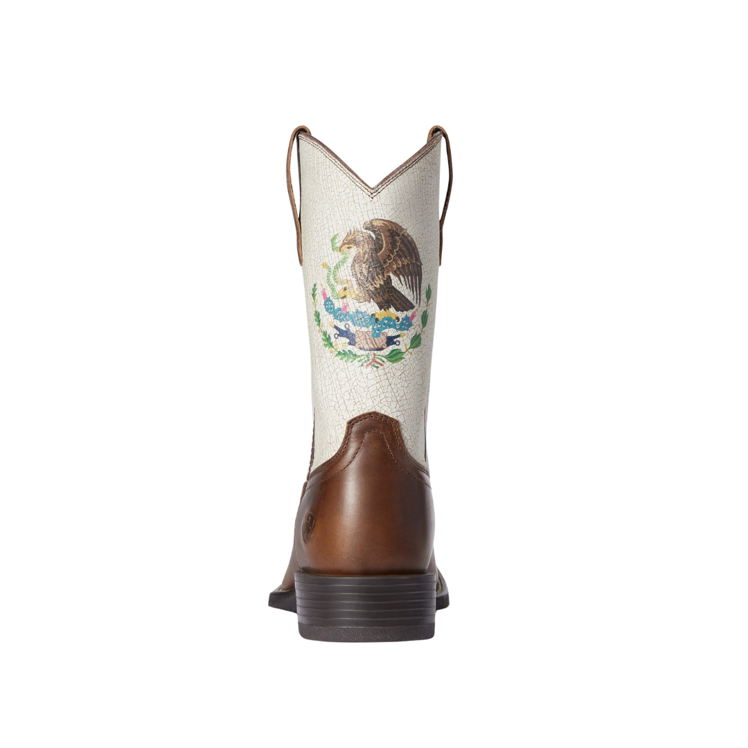 Ariat Men's Sport Orgullo Mexicano Western Chocolate Boots
