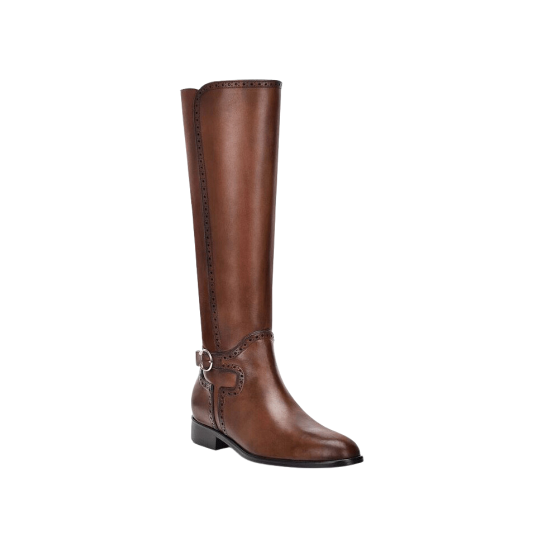 Cuadra Women's Honey Leather High Brown Boots
