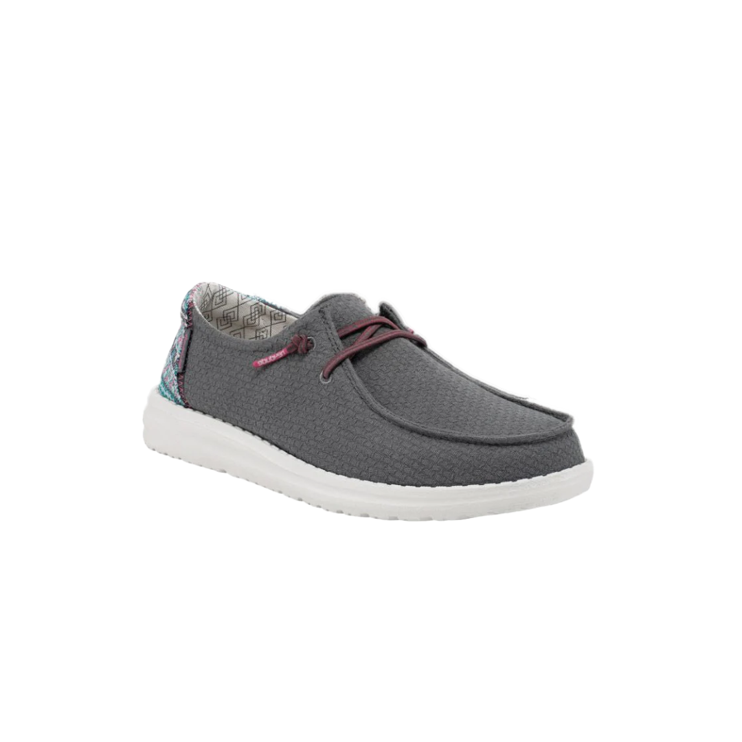 Hey Dude Women's Wendy Slip On Grey Shoe