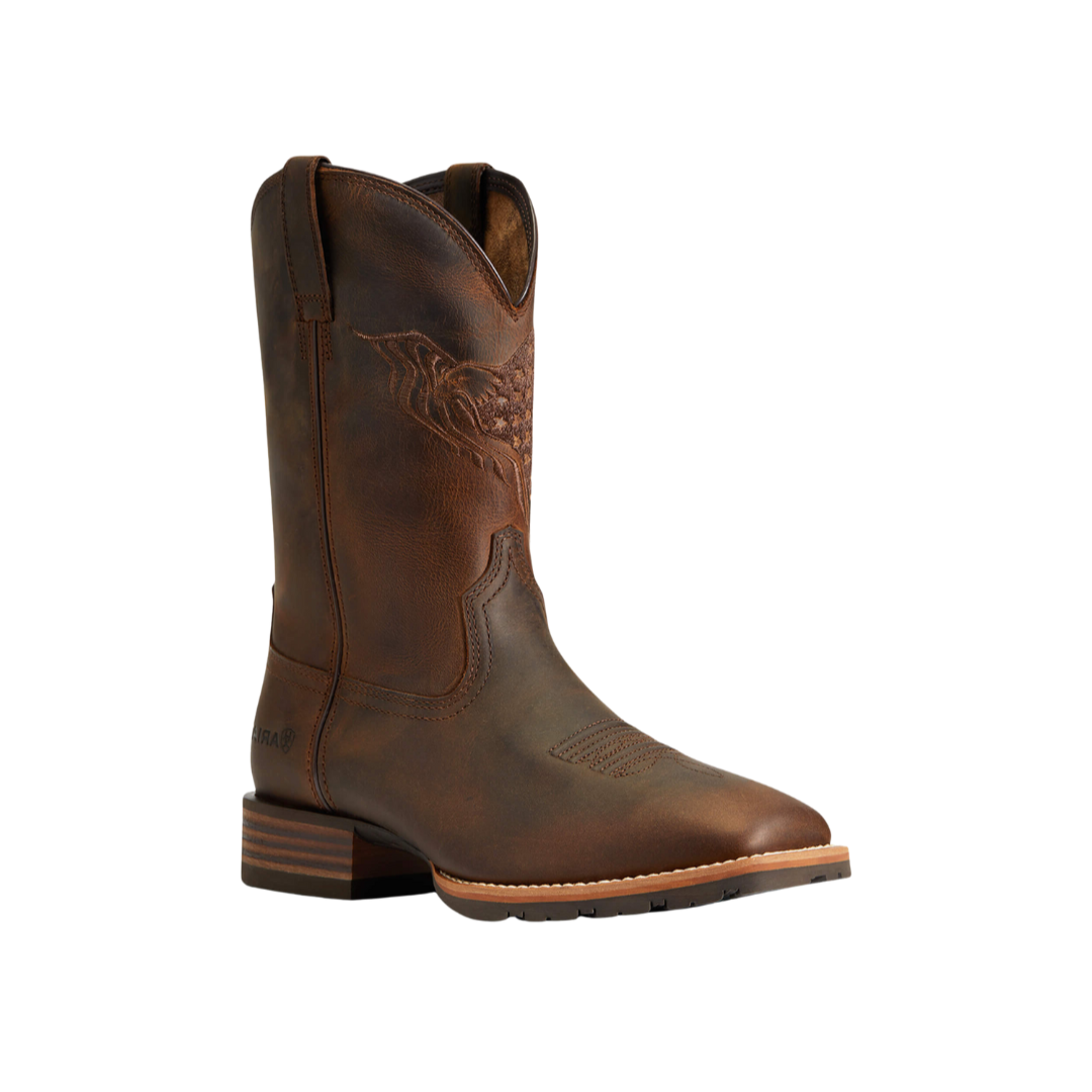 Ariat Men's Hybrid Fly High Western Distressed Brown Boots