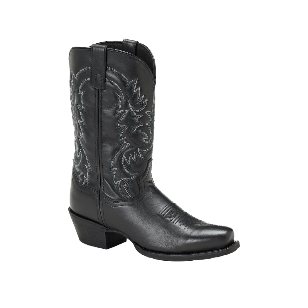Dan Post Men's Black Tumbled Western Boots