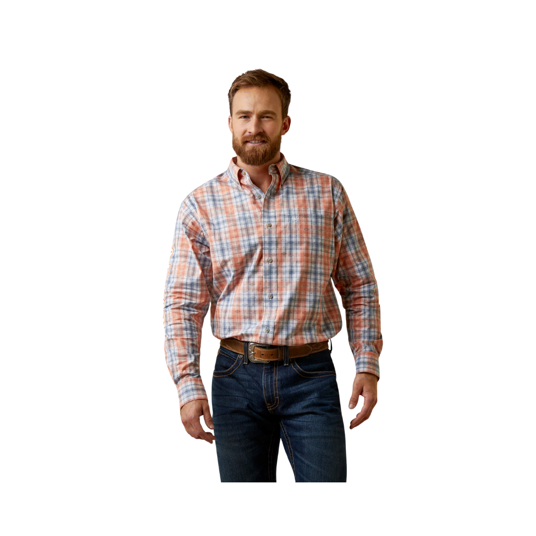 Ariat Men's Casual Series Team Orange Shirt