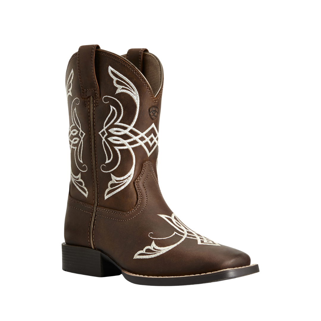 Ariat Youth Girl's Famous Western Brown Boots