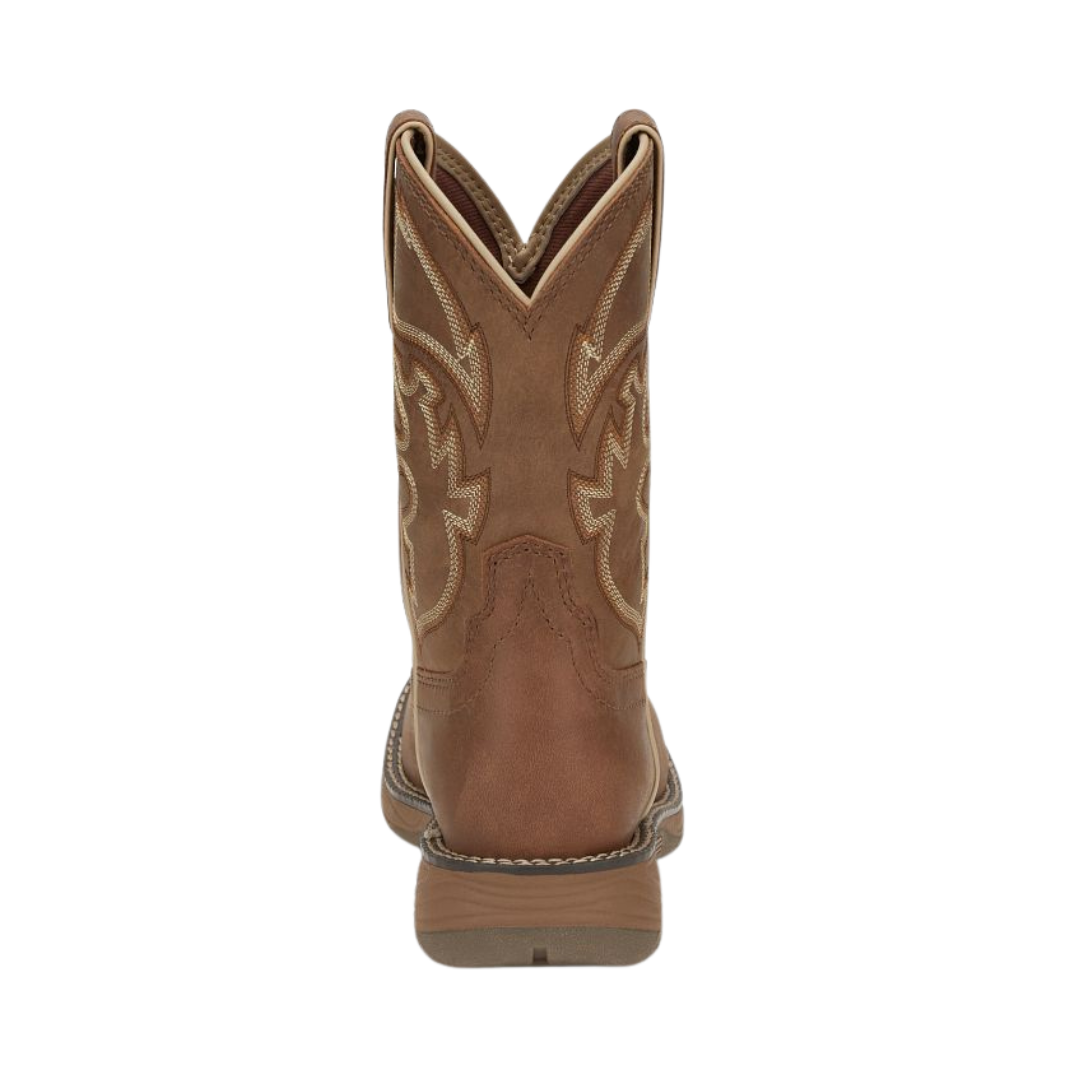 Justin Youth Boy's Rush Cowboy Brown Boots