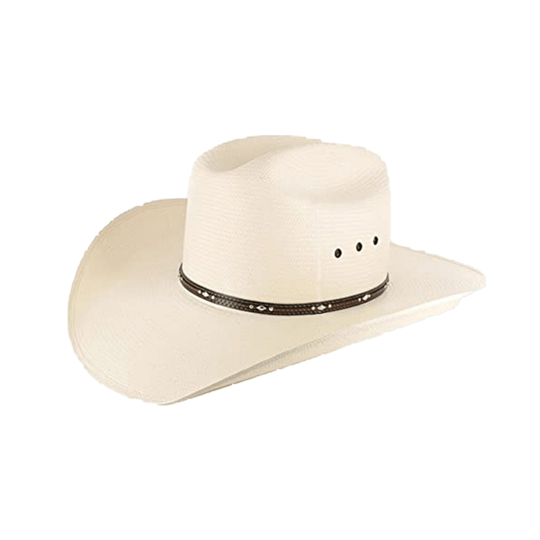 Resistol Hats 10x Kingman Stylish Western White Straw Hat