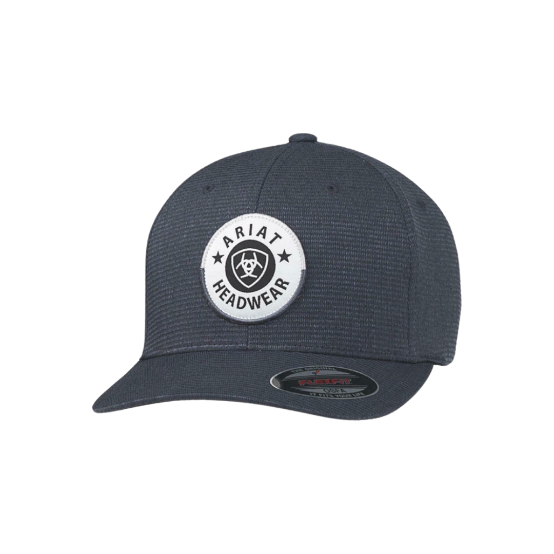 Ariat Blue Round Rubber Shield Patch Cap