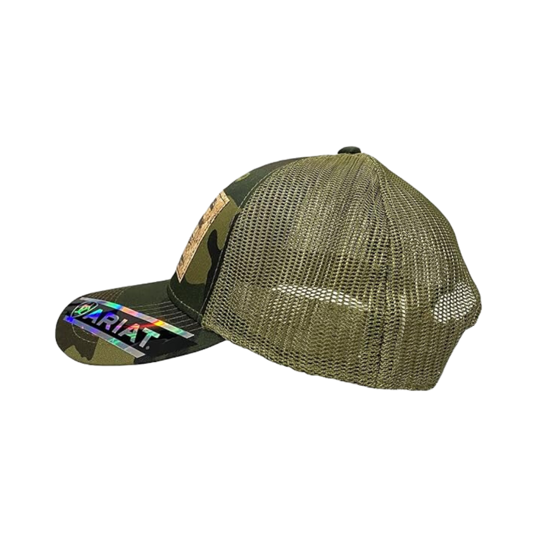 Ariat Camo Cork Patch US Flag Cap