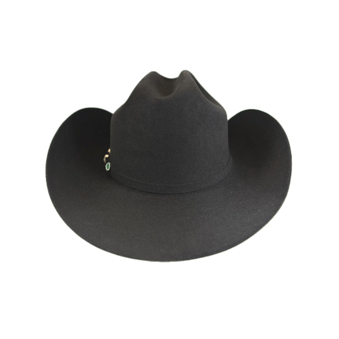 Larry Mahan Men's 6X Reno Felt Cowboy Black Hat