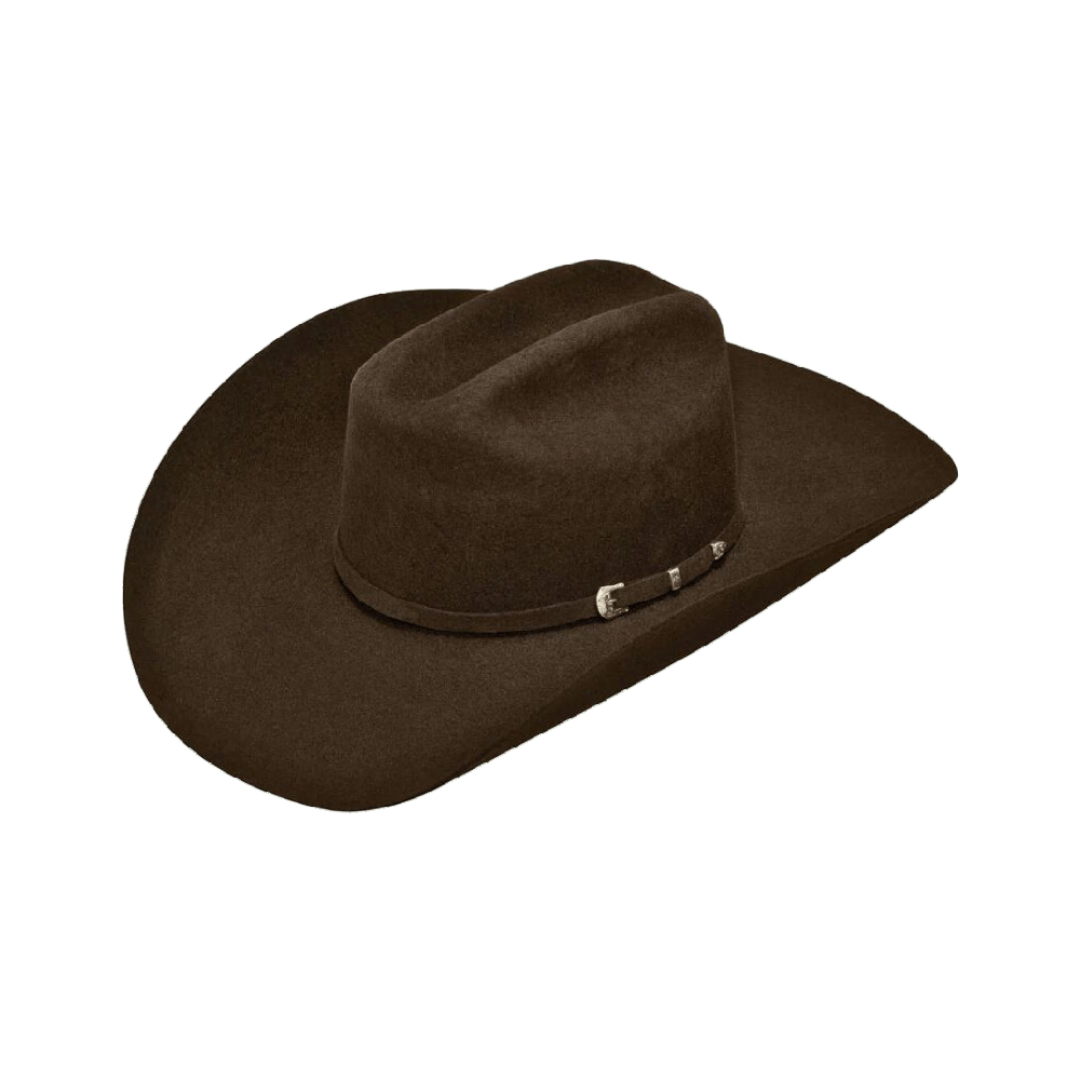 Ariat Men's Chocolate 2X Wool Cowboy Hat