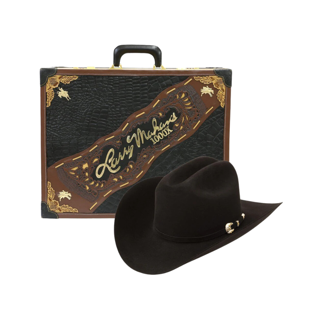 Milano Hats 1000X Imperial Black Mink Felt Hat