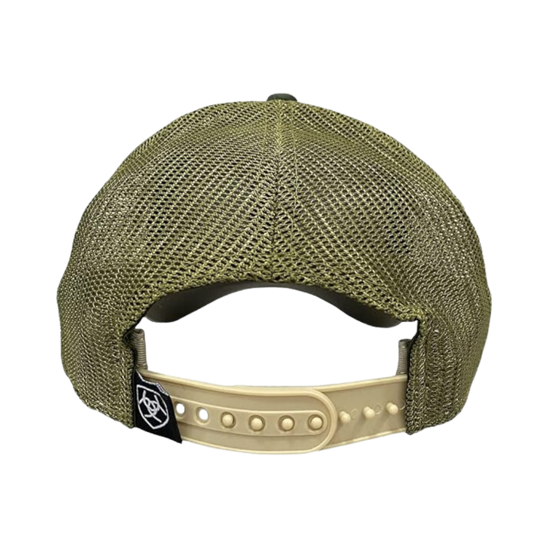 Ariat Camo Cork Patch US Flag Cap