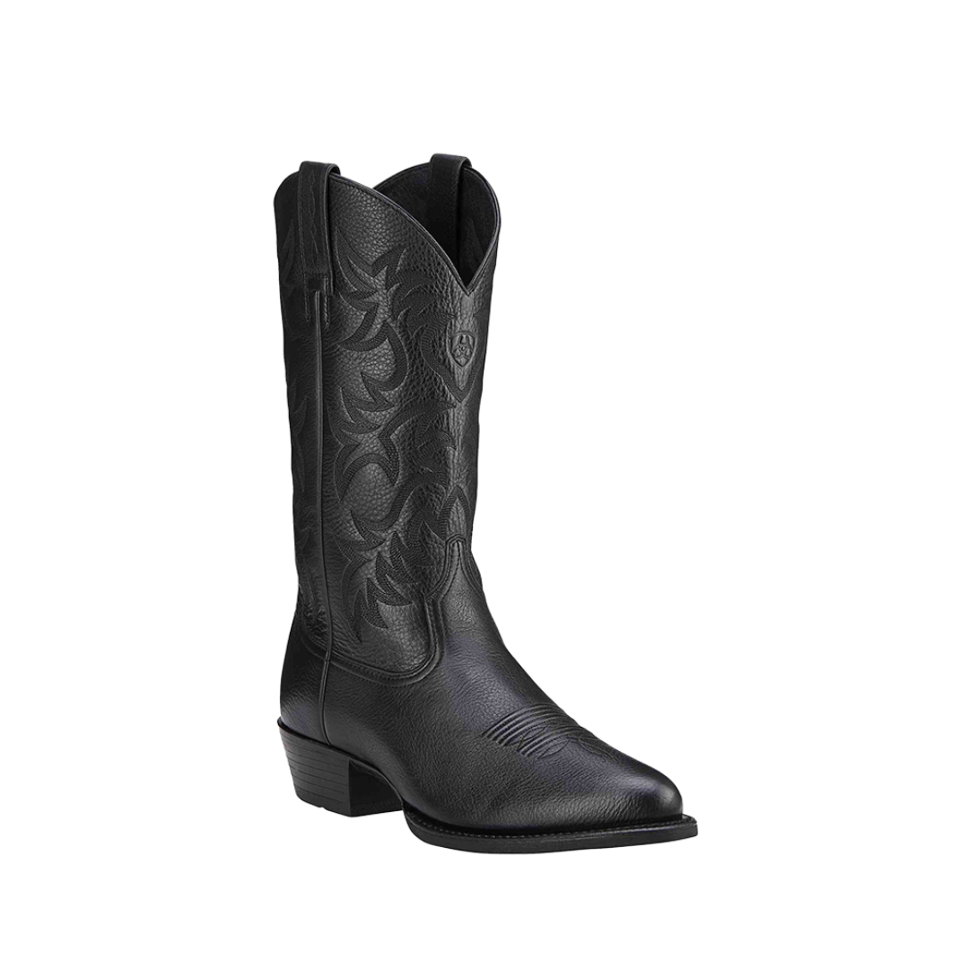 Ariat Men's Heritage Western Deertan Black Boots