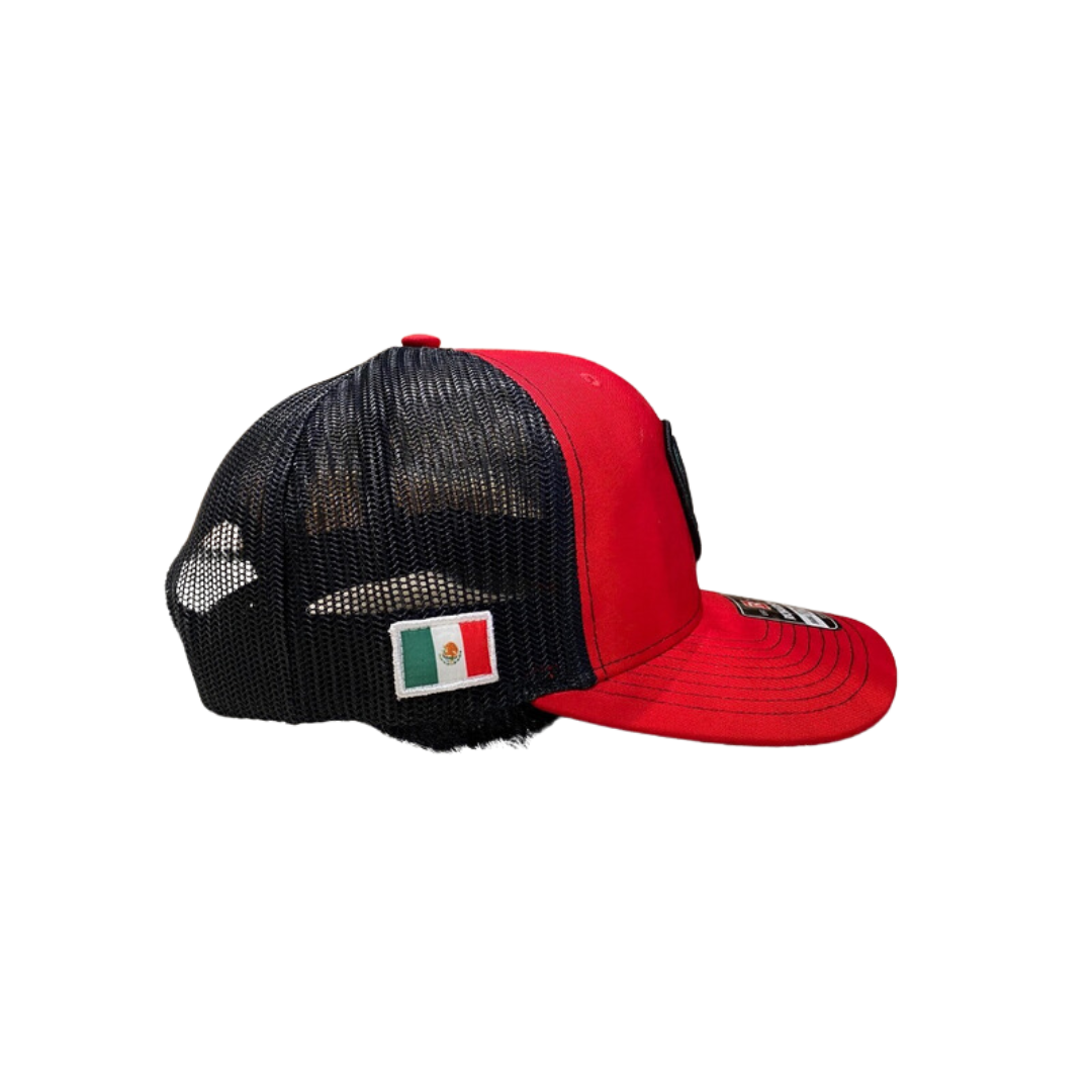 Ariat Red Mesh Shield MX Flag Cap