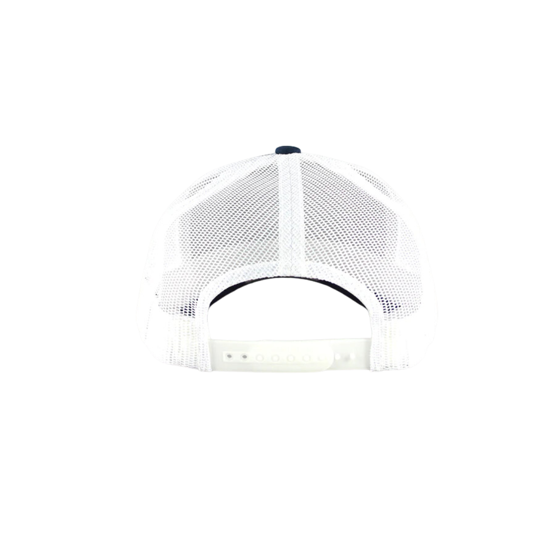 Kimes Ranch Blue Navy Mesh Trucker US Flag Cap