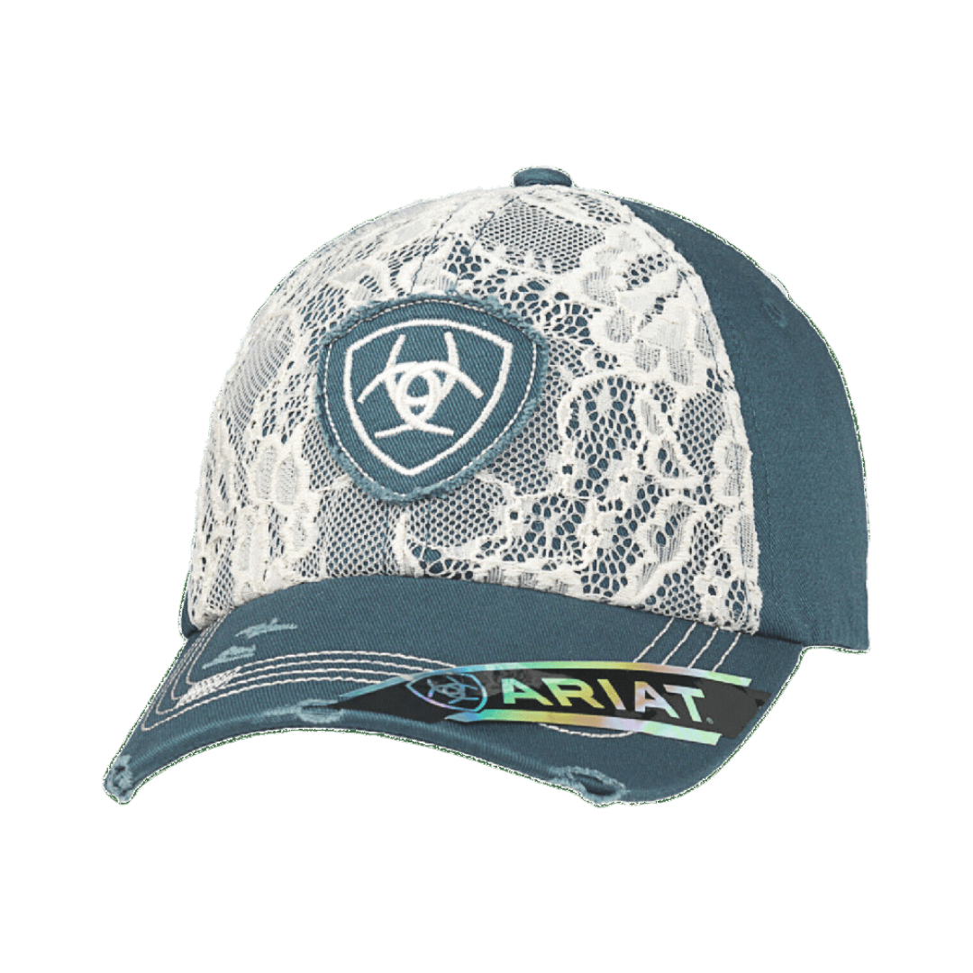 Ariat Women's Blue Ivory Lace Cap