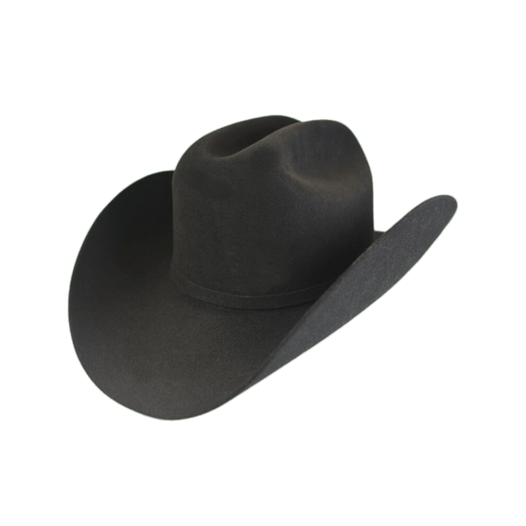 Larry Mahan Men's 6X Reno Felt Cowboy Black Hat