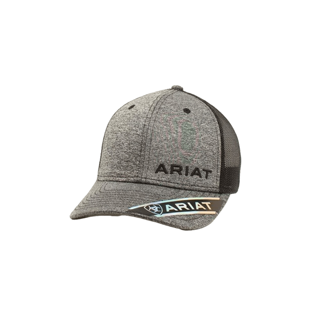 Ariat Richardson 112 Grey & Black Logo Mesh Cap