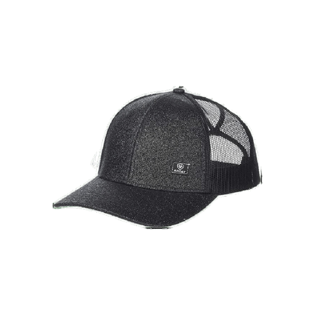 Ariat Woman's Black Mesh Ponytail Cap