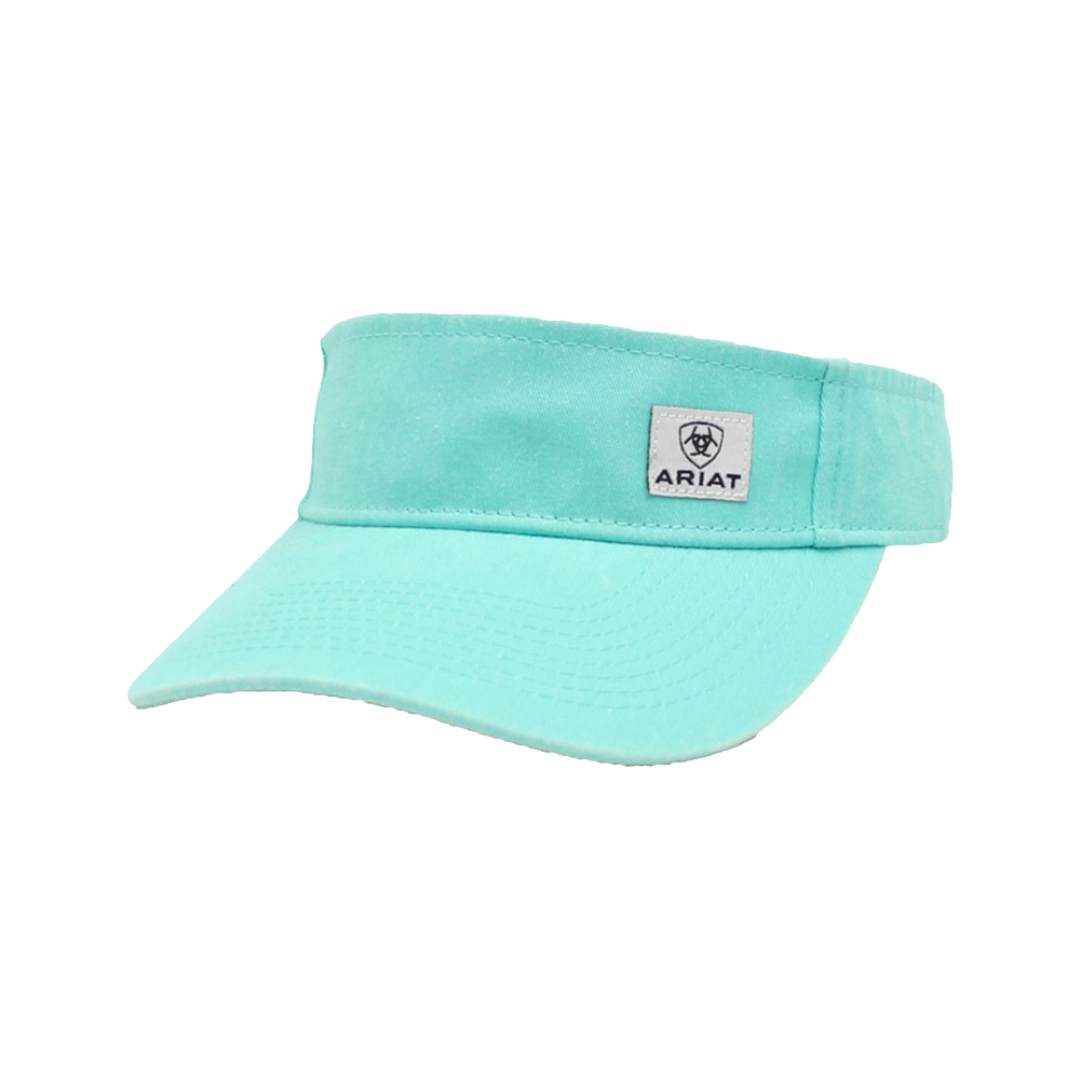 Ariat Turquoise Velcro Logo Patch Visor