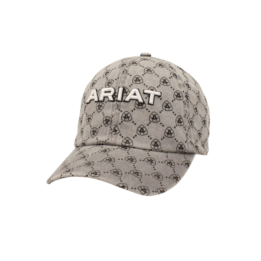 Ariat Women's Grey Designed Pattern Logo Cap