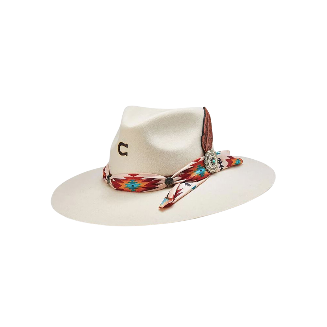 Charlie 1 Horse Women's Navajo Ivory Hat