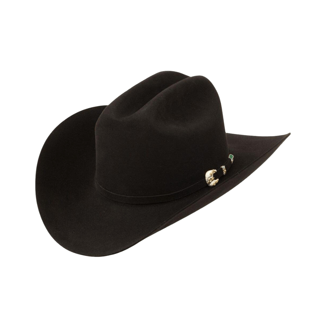 Milano Hats 1000X Imperial Black Mink Felt Hat