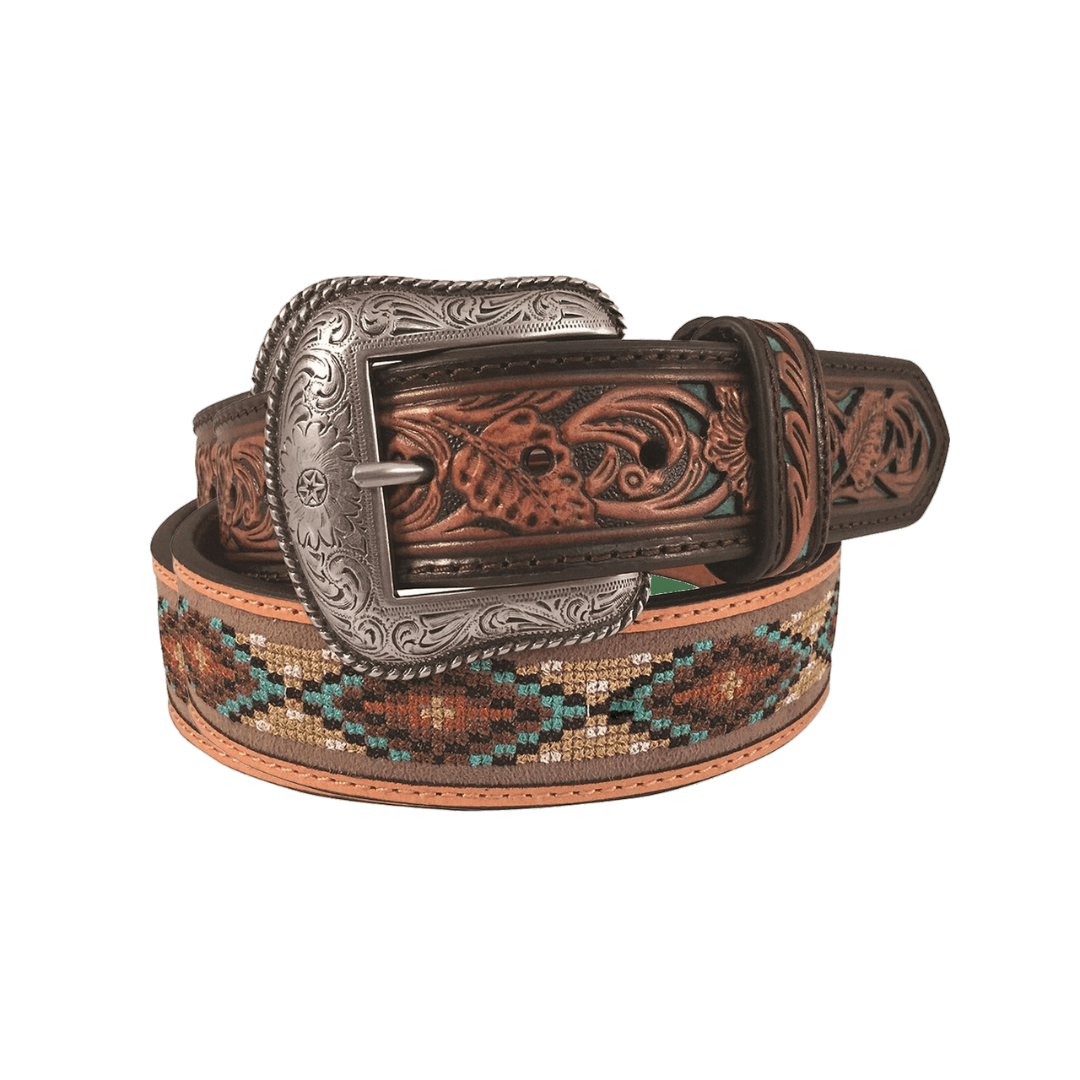 Gem Dandy Aztec Print Belt