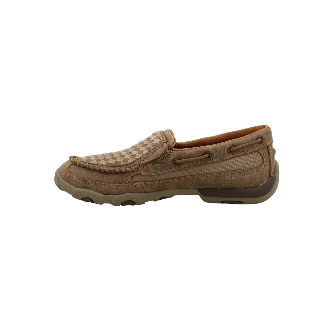 Twisted X Women's Slip Driving Bomber Brown Shoes