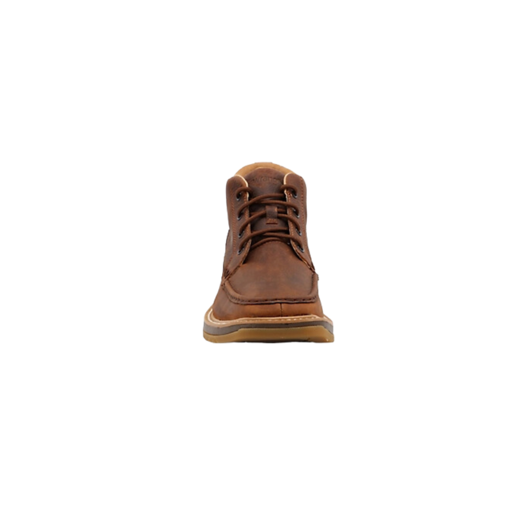 Wrangler Men's Square Moc Toe Brown Boots