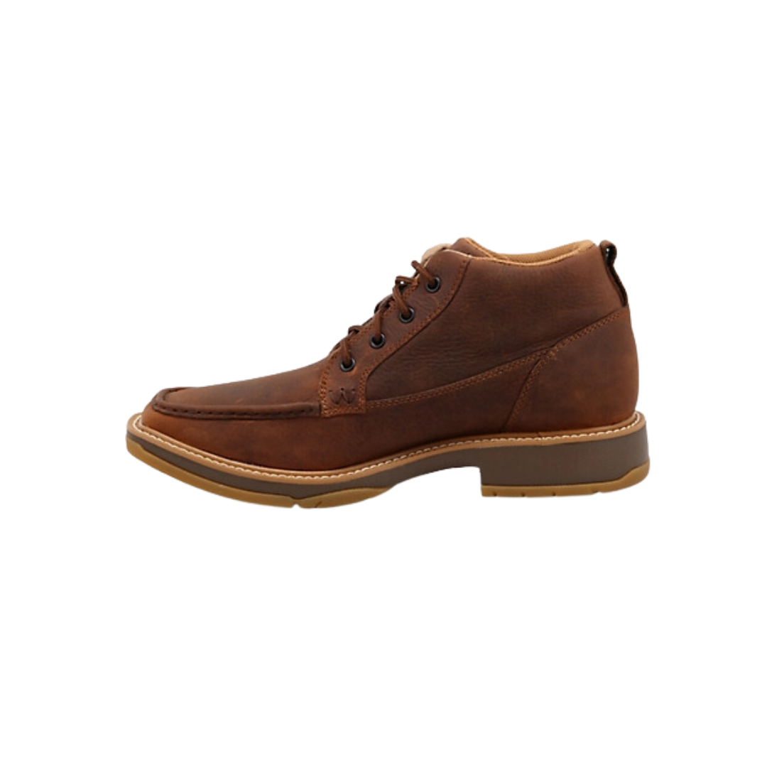 Wrangler Men's Square Moc Toe Brown Boots