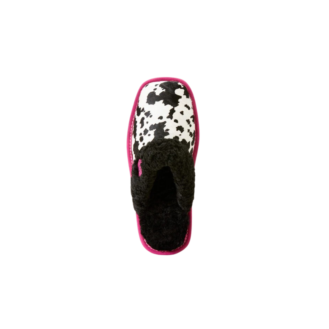 Ariat Women's Jackie Exotic Pink Pony Print Slippers