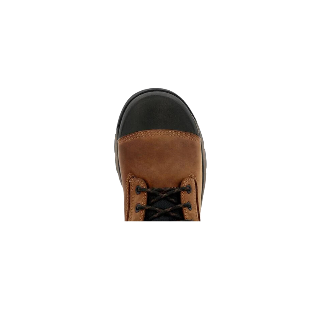 Rocky Boot Men's Edge 6 Waterproof Alloy Toe Work Brown Boot