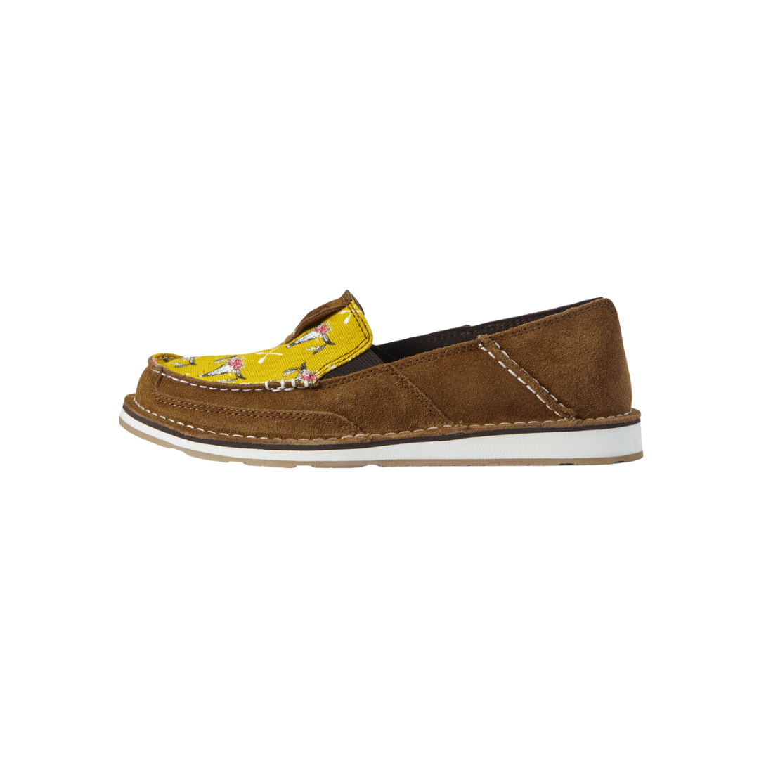 Ariat Women's Western Suede Leather Brown Shoes