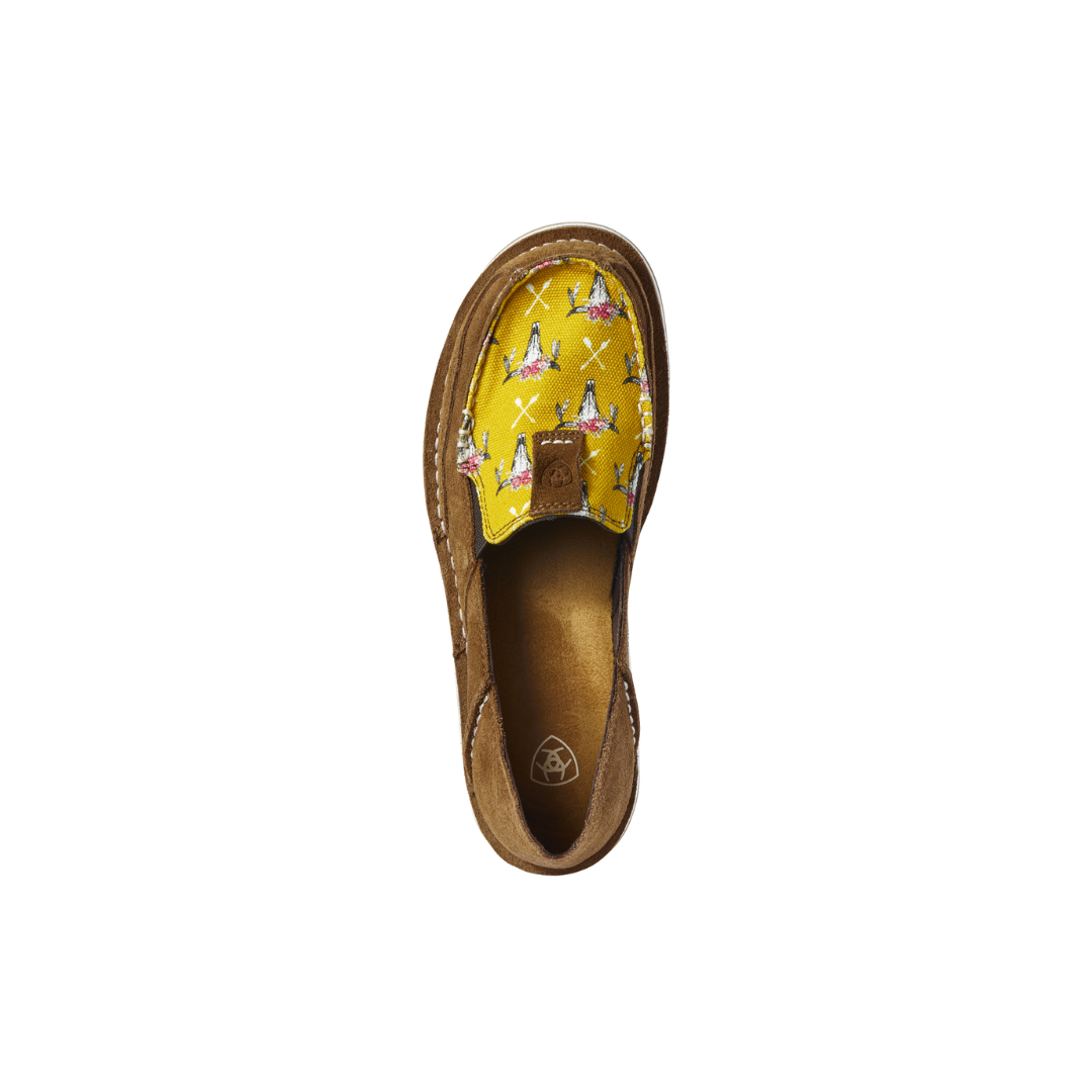 Ariat Women's Western Suede Leather Brown Shoes