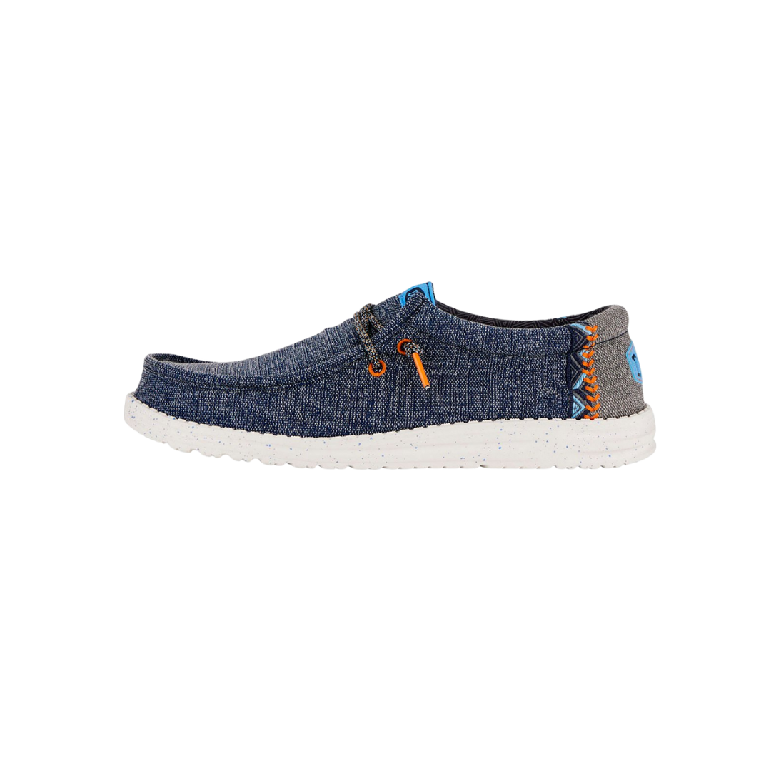 Hey Dude Men's Wally Coastline Blue Shoes
