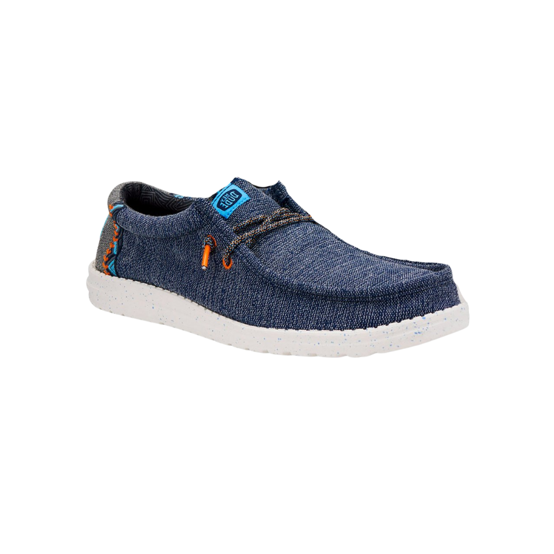 Hey Dude Men's Wally Coastline Blue Shoes