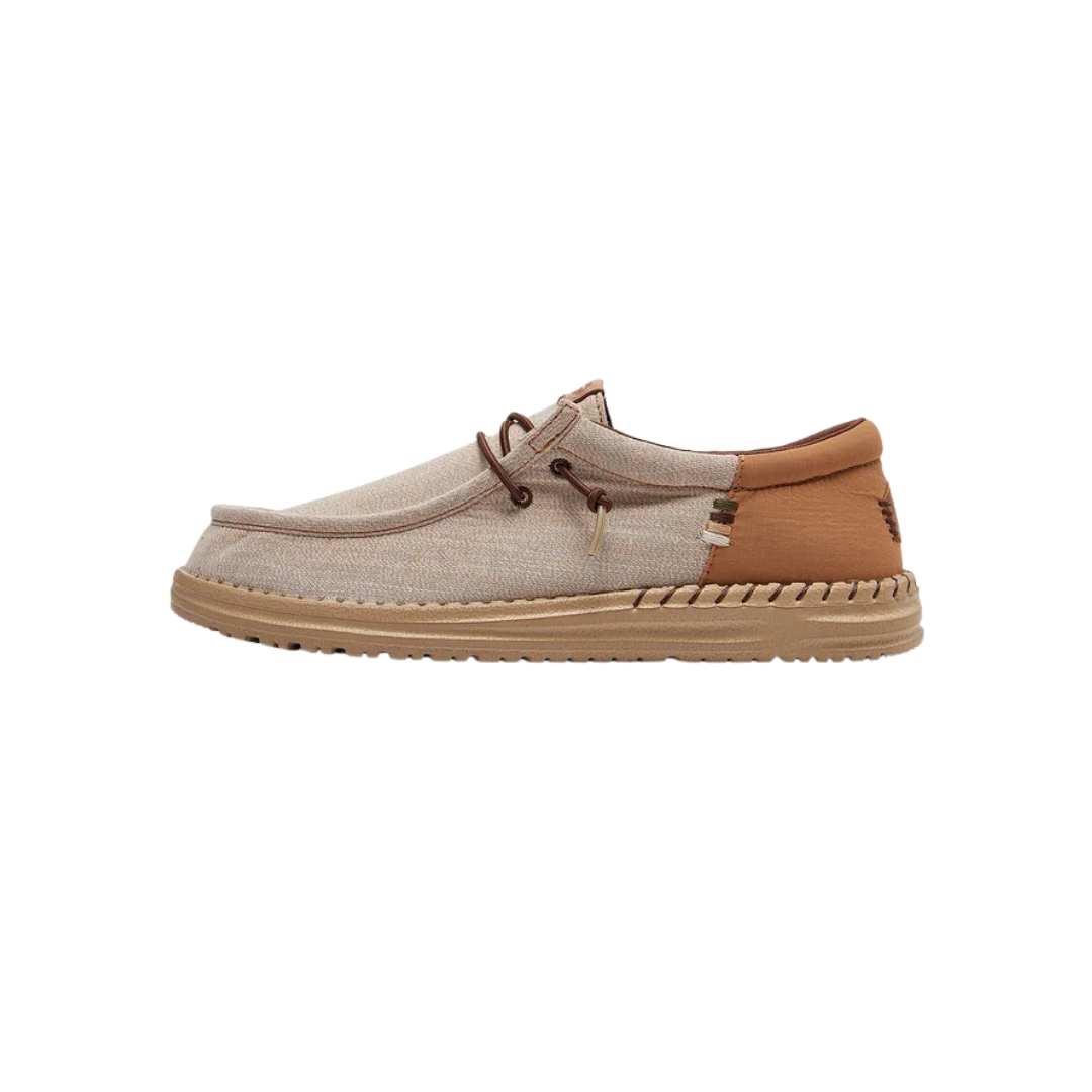 Hey Dude Men's Wally Funk Brown Shoes