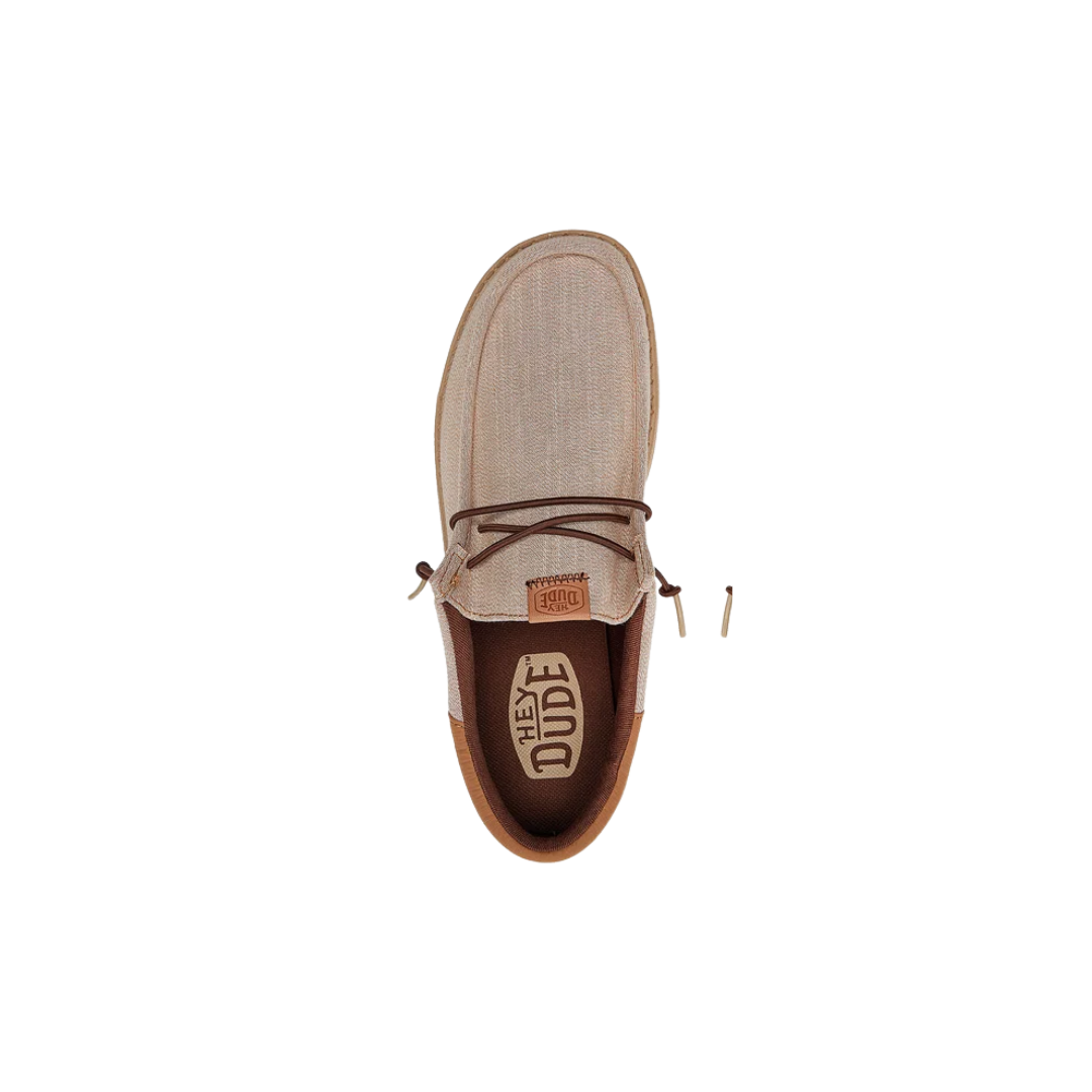 Hey Dude Men's Wally Funk Brown Shoes
