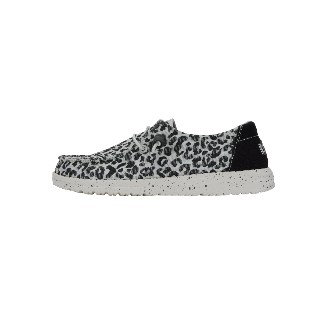 Hey Dude Women's Wendy Leopard Grey Shoes