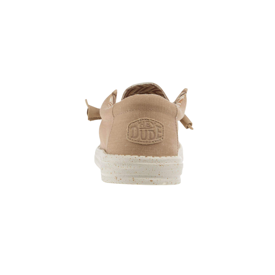 Hey Dude Men's Wally Canvas Tan Shoes