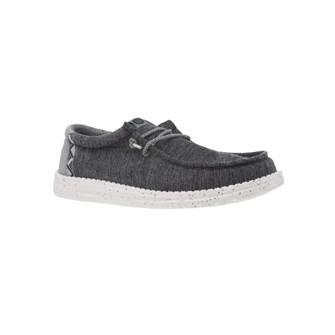 Hey Dude Men's Wally Coastline Black Shoes