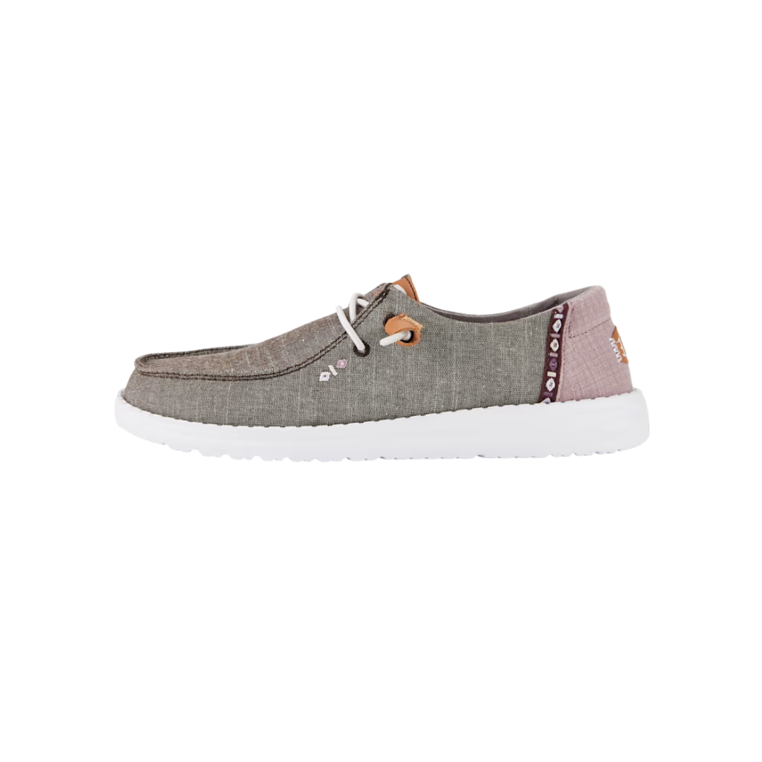 Hey Dude Women's Wendy Chambray Boho Black Shoes