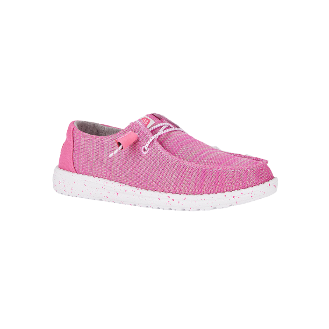 Hey Dude Women's Wendy Sport Mesh Bright Pink Shoes
