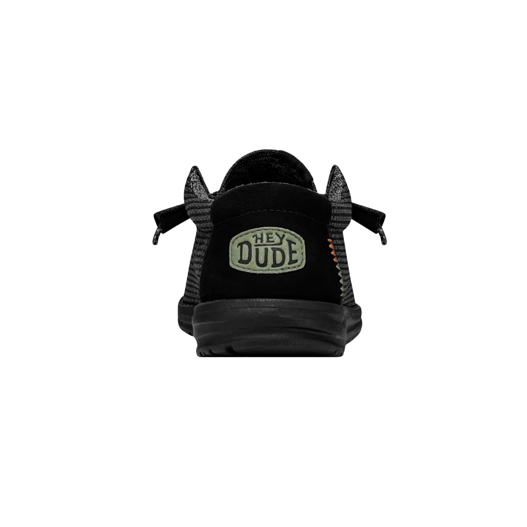 Hey Dude Men's Wally Sport Mesh Black Shoes