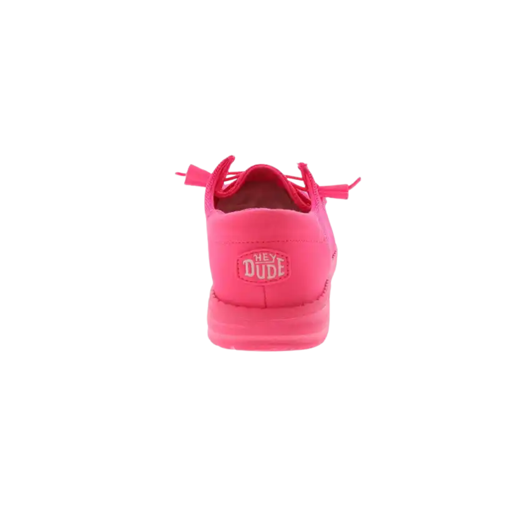 Hey Dude Women's Wendy Funk Mono Electric Pink Shoes