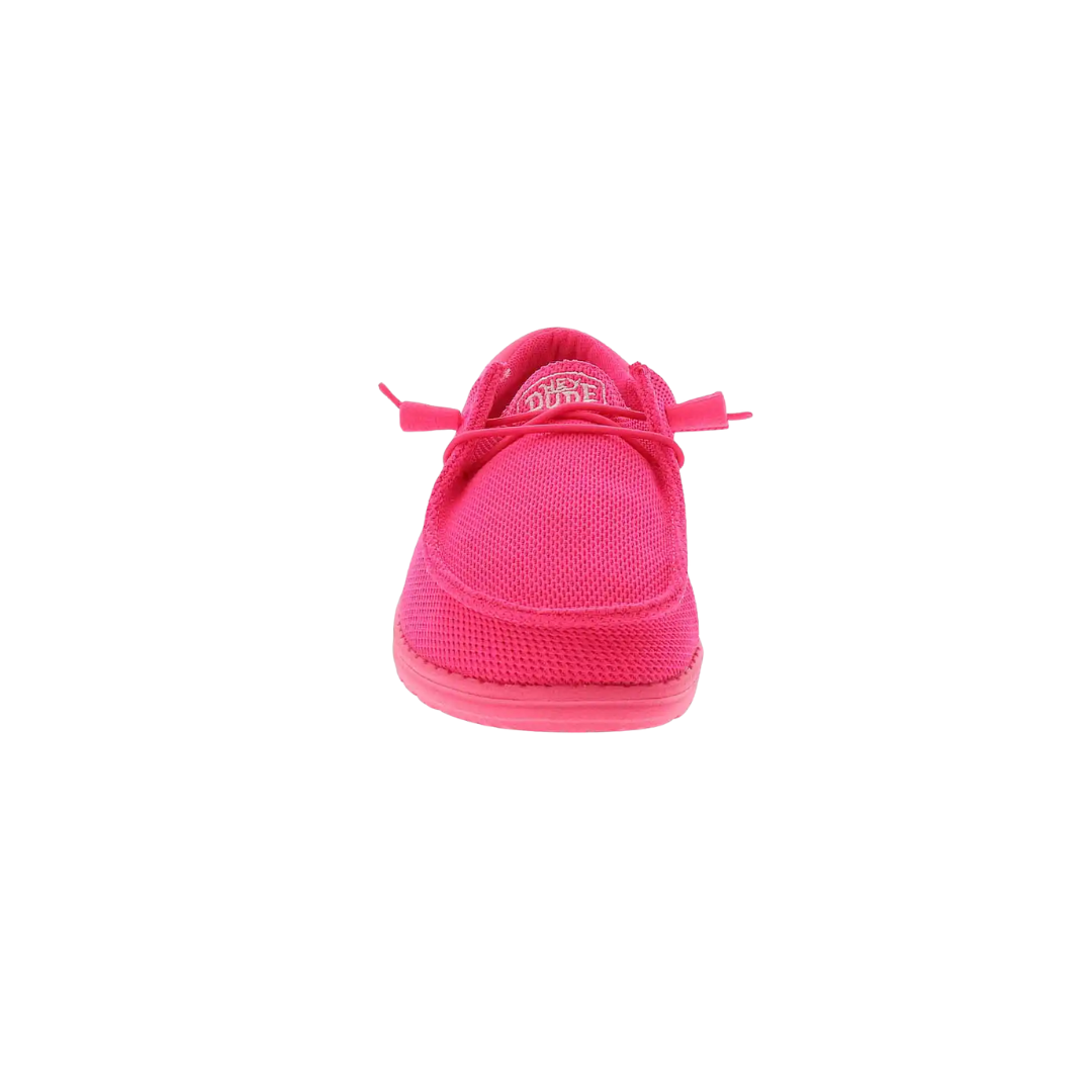 Hey Dude Women's Wendy Funk Mono Electric Pink Shoes