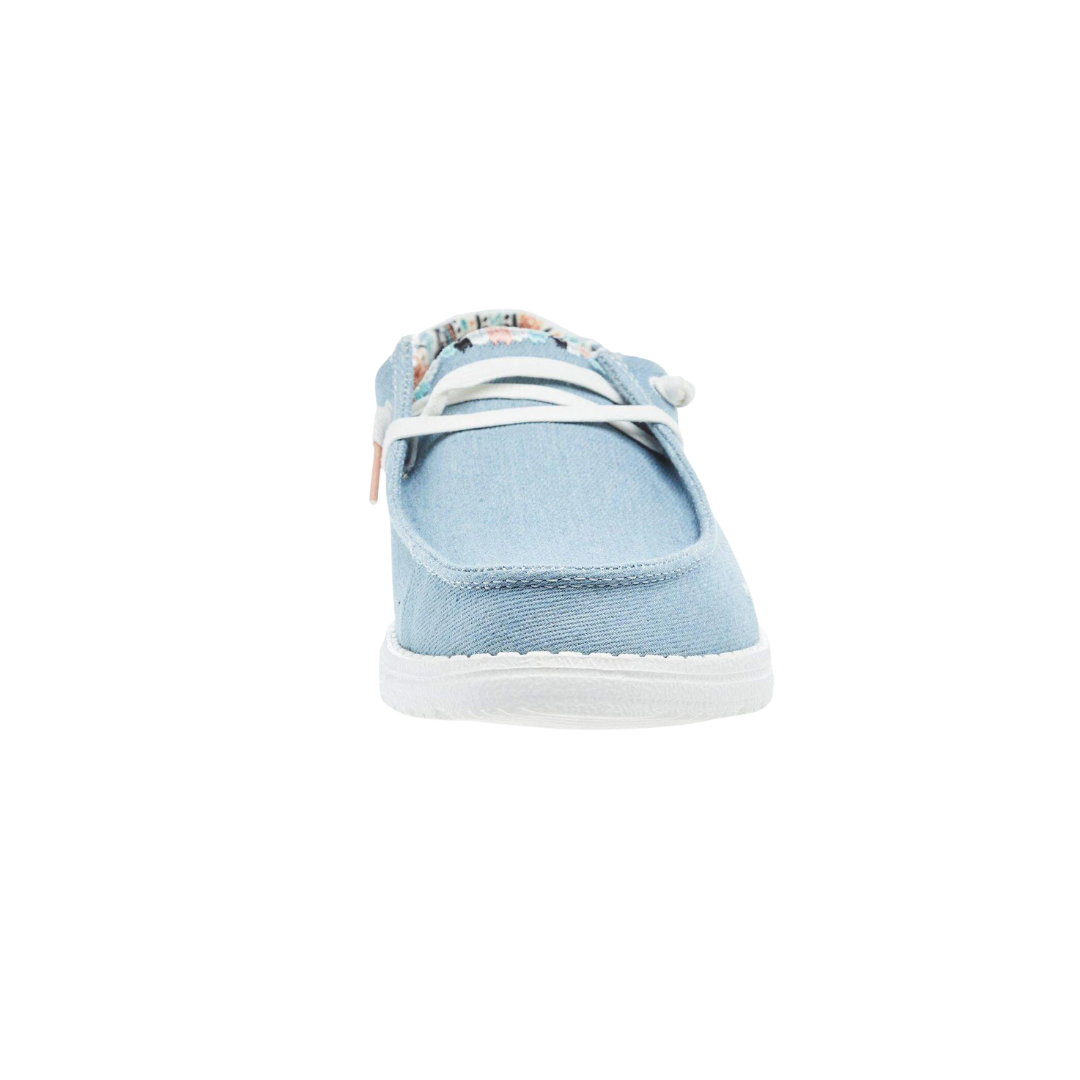 Hey Dude Women's Wendy Light Denim Shoes